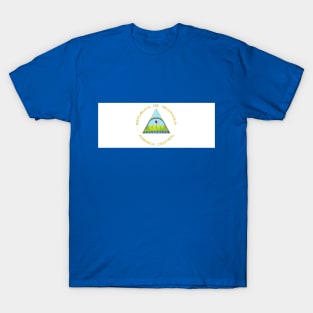 Bandera de Nicaragua - Escudo nicaraguense T-Shirt